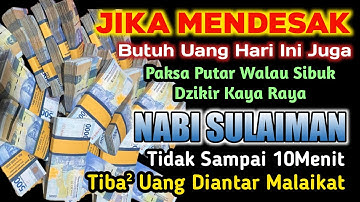 SEBUT UANGNYA SAAT ANDA MENDENGARKAN AYAT INI ?! Semoga Uang Itu Bisa datang Secepat Kilat