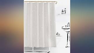 Kate Spade Deco Dot White Shower Curtain 72x72" review