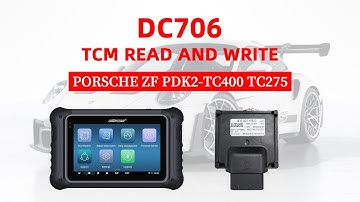 OBDSTAR DC706 Read and Write Porsche ZF PDK2-TC400 TC275 TCM- OBDII365