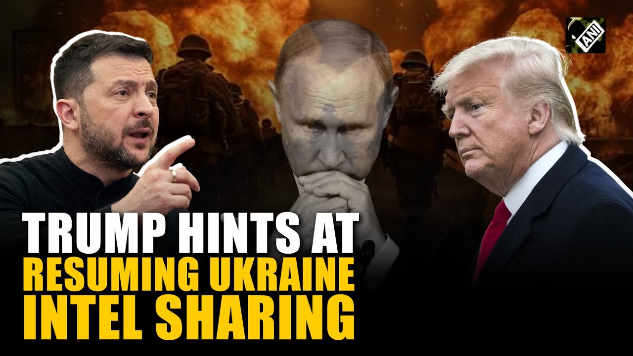 President Donald Trump says US has "just about" ended pause on Ukraine ...