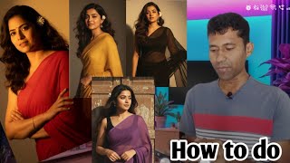 Red Saree Trend Editing Viral Ai Photo Edit Tutorial