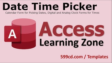Microsoft Access Date Time Picker with Analog Clock - Introduction and WalkThru of Template