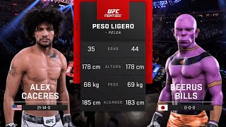 Beerus vs. Alex Caceres - EA Sports UFC 5 - Epic Fight