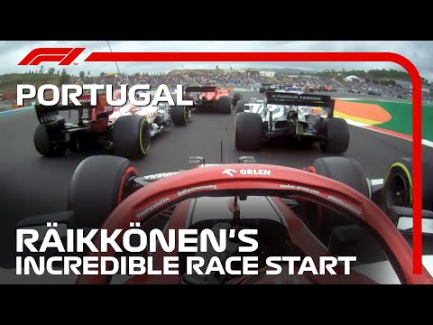 Kimi Raikkonen's Incredible Race Start | 2020 Portuguese Grand Prix