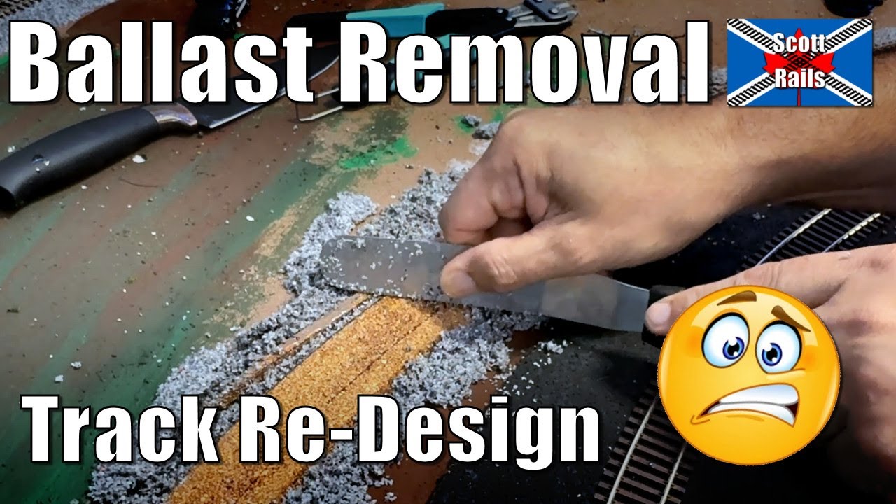 Essential Track Change Requires Some Ballast Removal