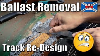 Essential Track Change Requires Some Ballast Removal