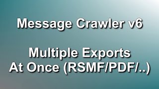 Multiple Exports at Once! // RSMF 82