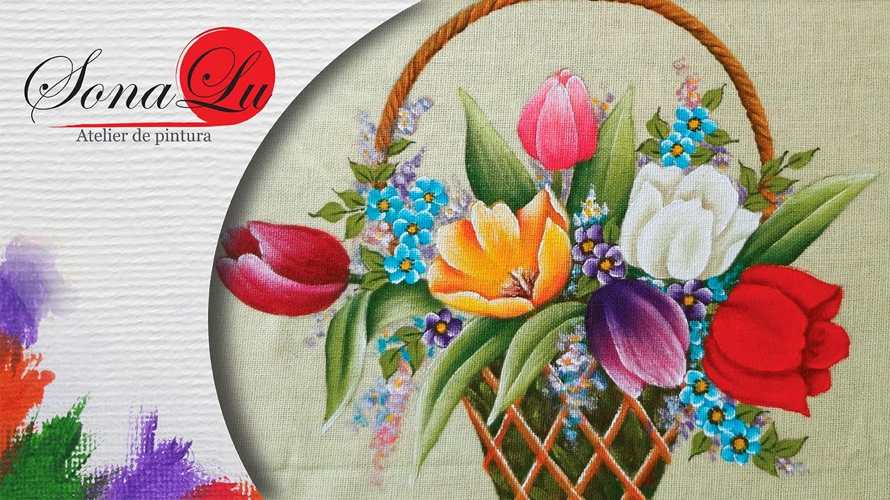 Aula 81 - Tulipas em Pano de Prato