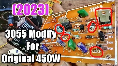3055 Amplifier Modify For 450w+450w || 2n3055 || @talenthunt123