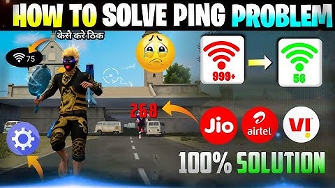 Free Fire 999+ Problem | Free Fire Network Problem | Free Fire Ping Problem
