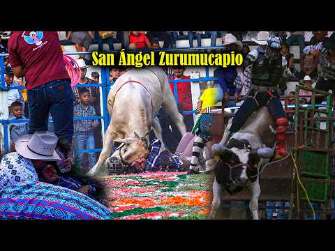 ¡SELECCIÓN DE GANADERÍAS! Jaripeo en honor a San José en San Ángel Zurumucapio🐂🔥