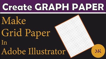 Making graph paper or grid paper in adobe illustrator | Squared paper