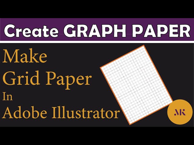 Making graph paper or grid paper in adobe illustrator