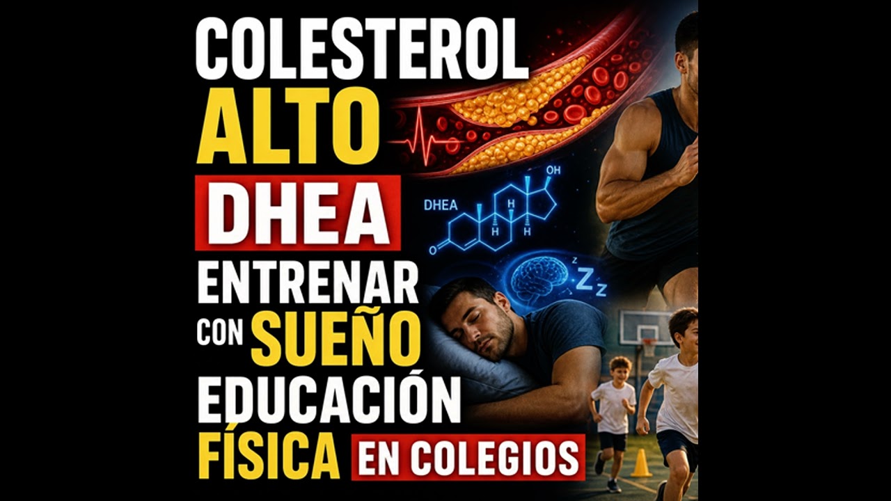 Colesterol Alto, DHEA, Entrenar con Sueño, Liderazgo, Educación Física en Colegios