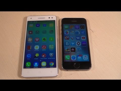 Lenovo Vibe S1 Lite vs iPhone 5S (HD)