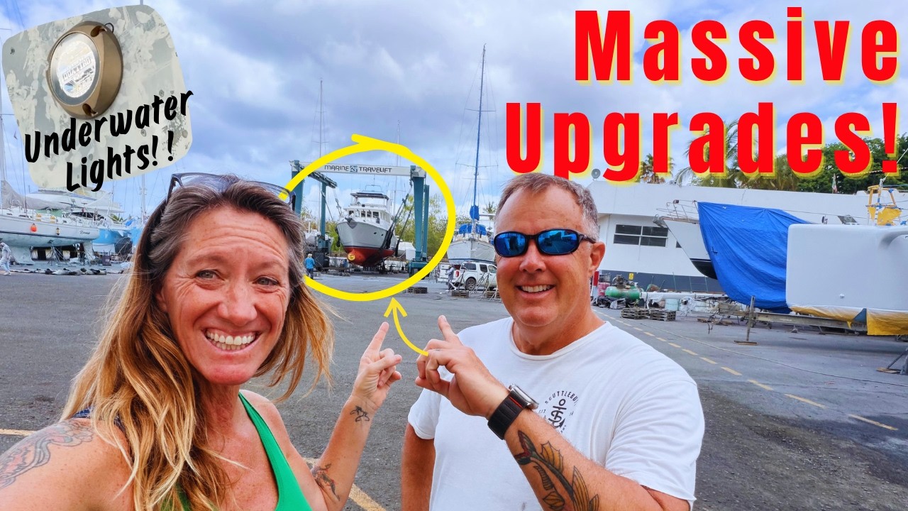 7 Days on the Hard With a Nordhavn: Underwater Lights, Anchor Chain & Locker Overhaul & a Lost Cat!