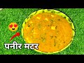 Matar Paneer Recipe | Dhaba Style Paneer Matar | Creamy & Tasty Curry 😍
