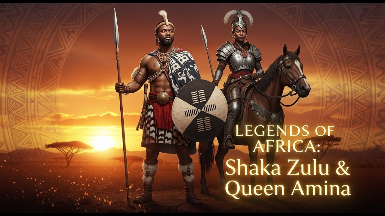 Shaka the Zulu and Queen Amina of Zauzau | Legends of Africa - YouTube