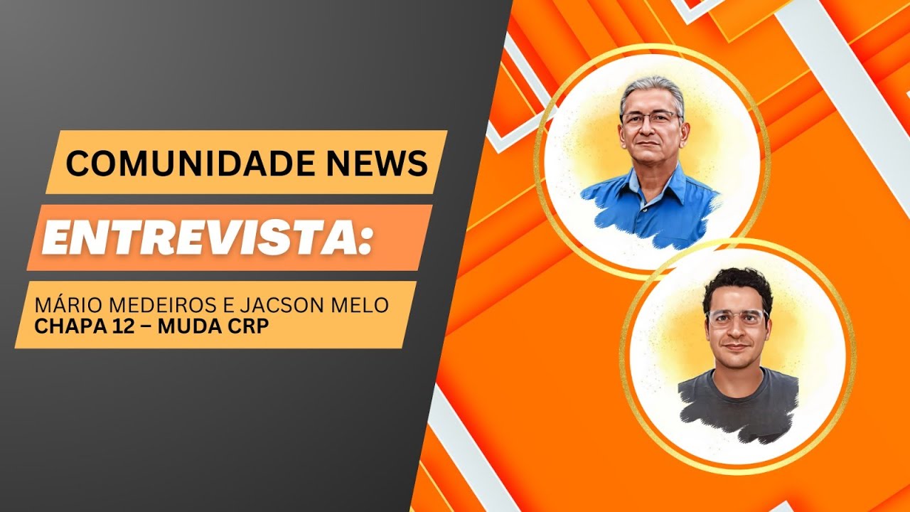 Comunidade News | Entrevista Mário Medeiros e Jacson Melo - YouTube