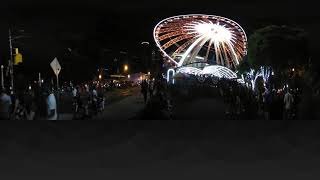 Ferris Wheel in City at Night: Outside and Crowded (360-Degree Video for Exposure Therapy)