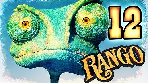 Rango Walkthrough Part 12 -- 100% Items (PS3, X360, Wii) Level 8 - Nowhere & Back Race
