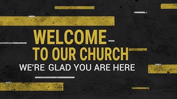 Welcome to our Church 3 | Christian Video background loops full HD |  Grace Productions