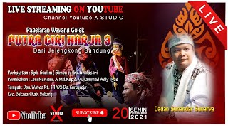 LIVE WAYANG GOLEK PUTRA GIRI HARJA 3 | DADAN SUNANDAR SUNARYA | 20 DESEMBER 2021