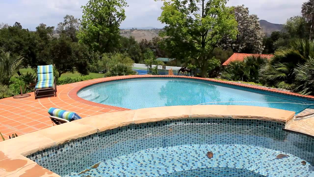 Private Lake Estate East of Rancho Santa Fe Homes YouTube