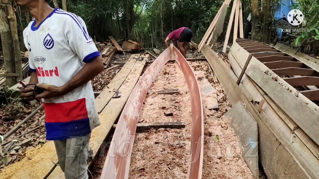 Proses membuka bodi perahu || Cara membuka bodi perahu