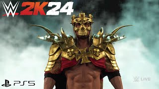 WWE 2K24 (PS5) - HHH vs The Rock vs Stone Cold Gameplay | Triple Threat Match