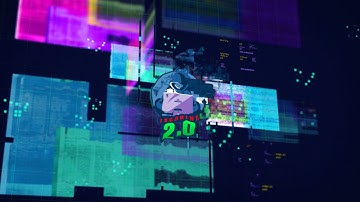 intro maker for a logo reveal featuring modern glitch effects and animated text 1787 el1