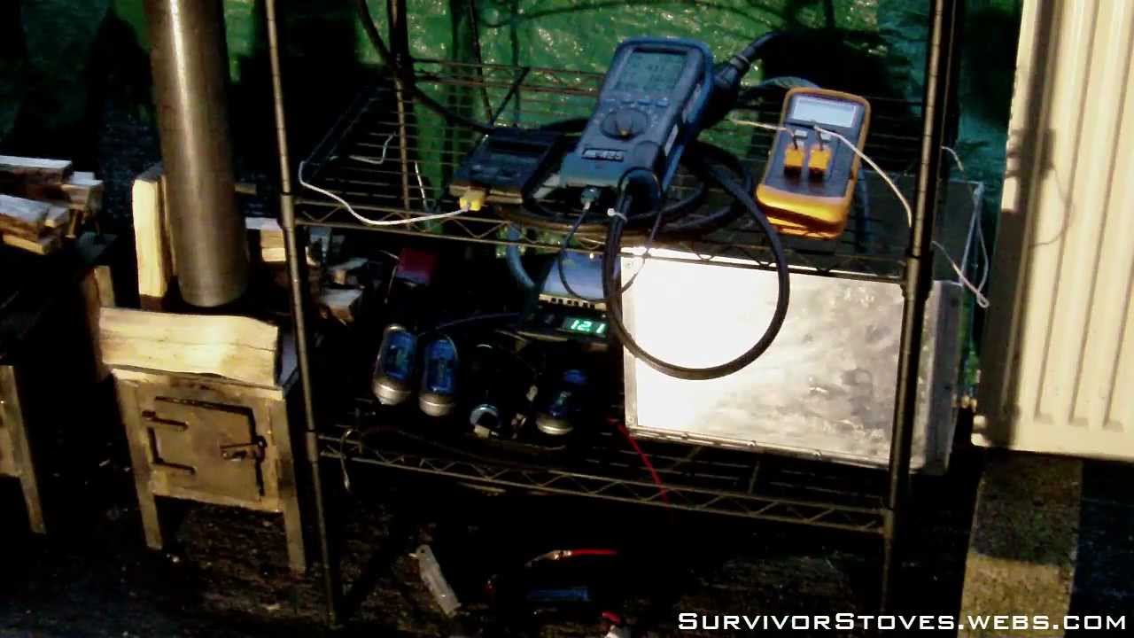 EcoCharge Thermoelectric Stove System YouTube
