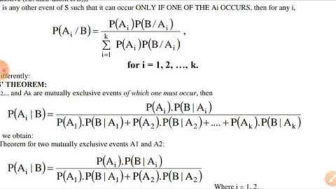 sta 301 short lecture 22| statistics and probability| baye