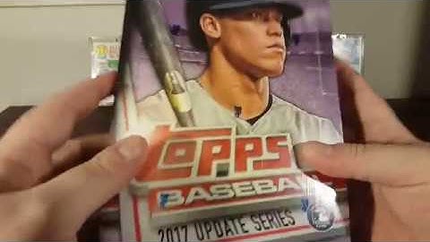 2017 Topps Update Series Hobby Box Break Part 1