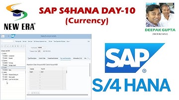 SAP S4HANA Day 10 By Deepak Gupta (Define Currency)