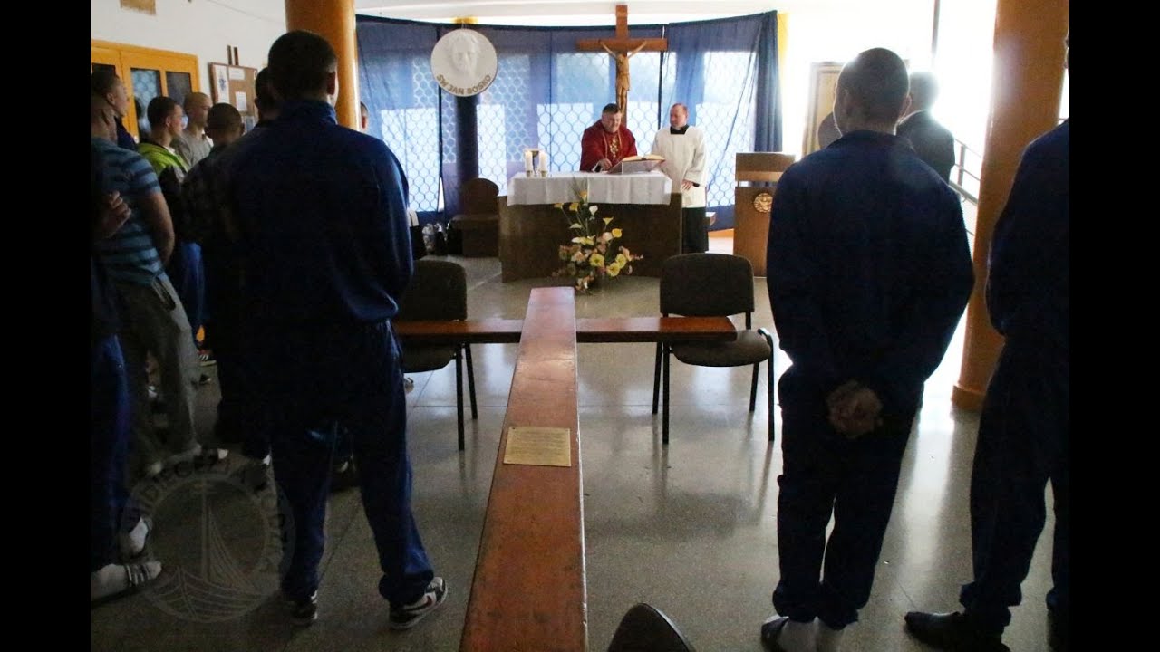 Peregrynacja symboli ŚDM- Zakład Poprawczy w Konstantynowie Łódzkim