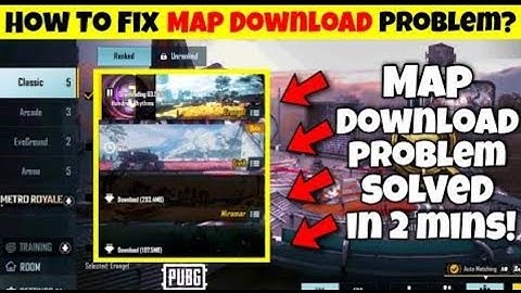 Pubg Mobile Map Download Error Problem Resource Pack Download Error🔥 How to Fix! 100% Working