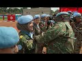 Des médailles de la MINUSCA aux Casques bleus Tunisiens de Transport Aérien