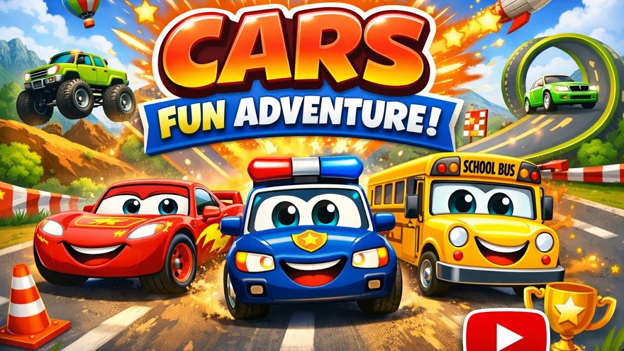 Helper cars full episodes cartoons for kids. Street vehicles & car ...