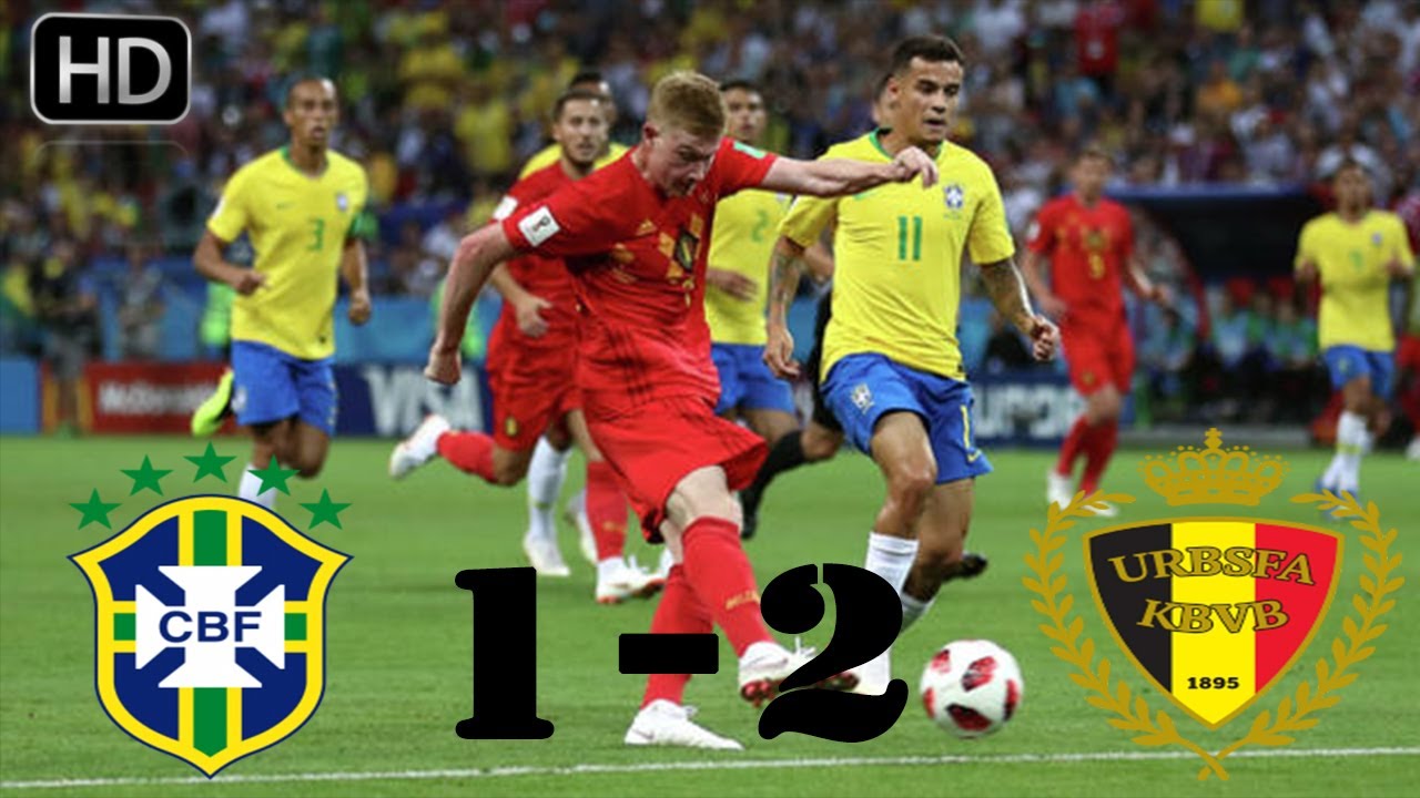 Brazil vs Belgium 12 All goals & Highlights 06/07/2018 ( Quarter Final