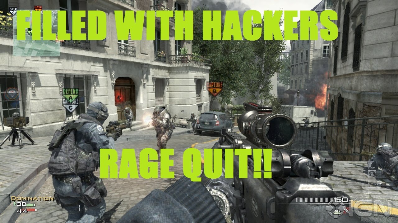 CALL OF DUTY HACKERS WARFARE 3| RAGE QUIT!!! - YouTube