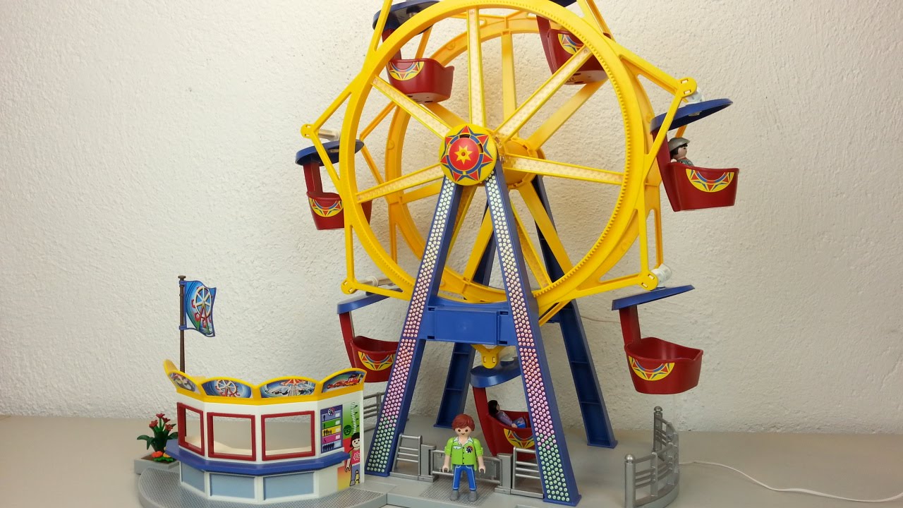 Playmobil Riesenrad mit Beleuchtung 5552 auspacken seratus1 Freizeitpark
