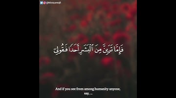 احمد النفيس - سورة مريم || فناداها من تحتها ألا تحزني قد جعل ربك تحتك سريا