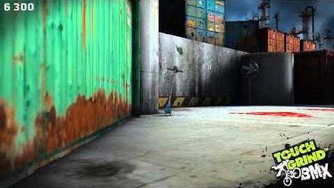 Touchgrind BMX - The Docks | Ride through the left side hole of the broken pipe