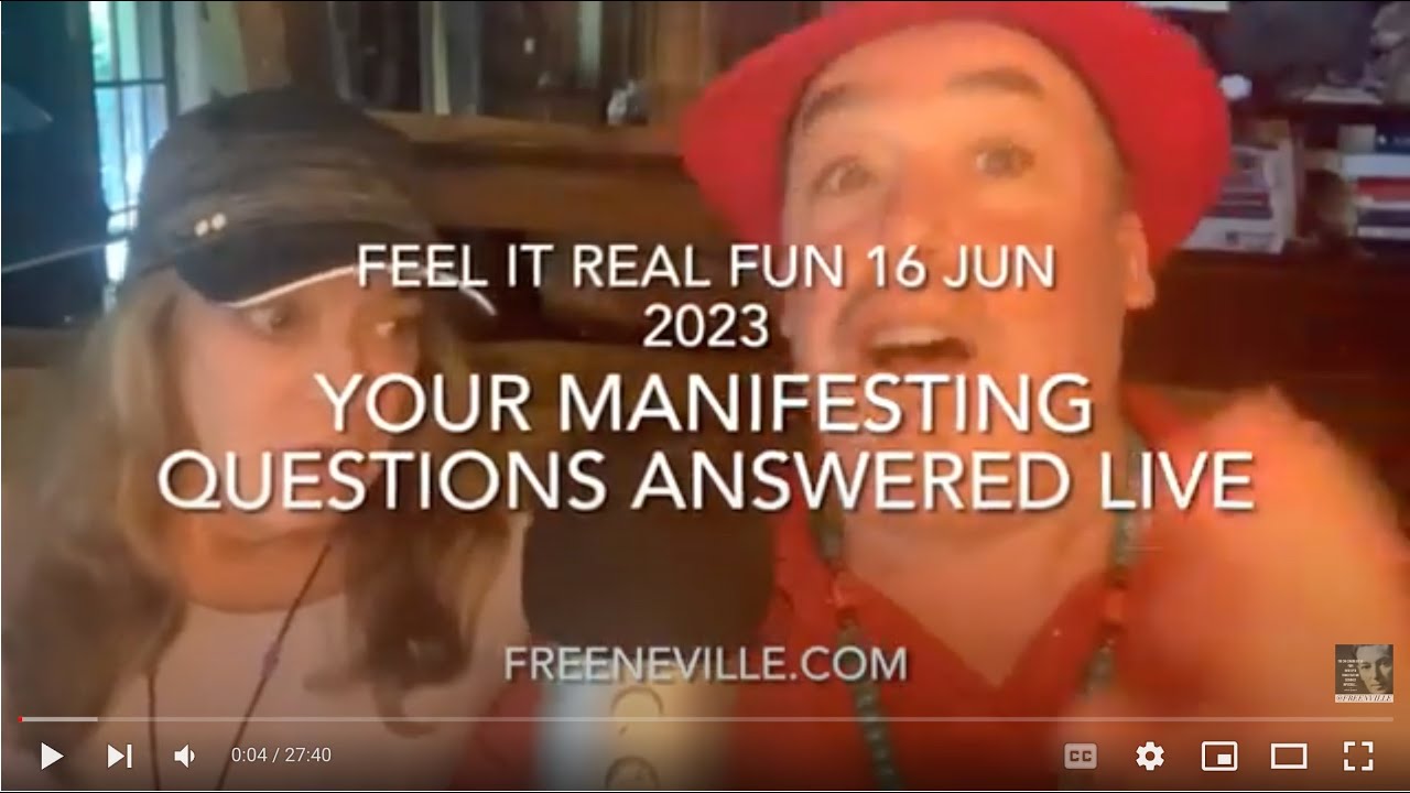 Your Manifesting Questions Answered Live - The Feel It Real Fun Show ...