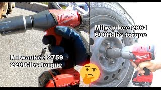 Which Milwaukee Impact Wrench For Axle Nuts? Compact vs Mid Torque?