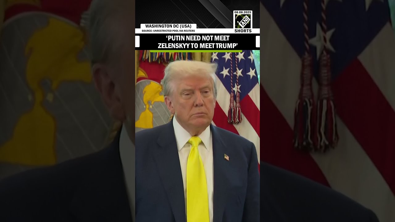 Trump Says Putin Need Not Meet Ukraine S Zelenskyy First To The US President