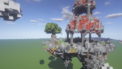 Minecraft Epic Skyblock Spawn Timelapse!