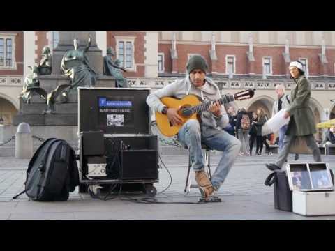 Amazing street guitar performance by Imad Fares \