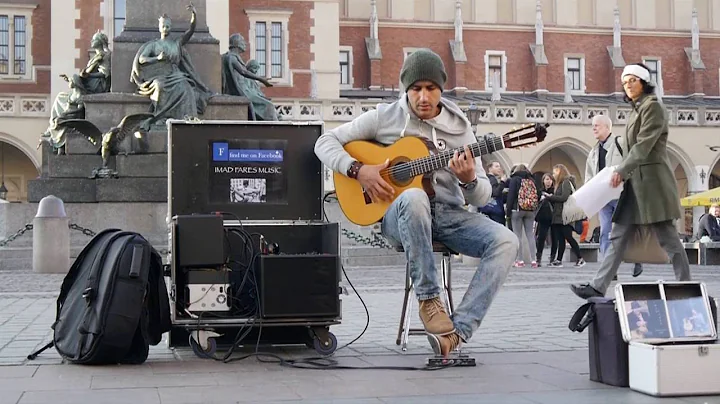 Amazing street guitar performance by Imad Fares " ...